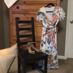 High Low Dress Floral Print